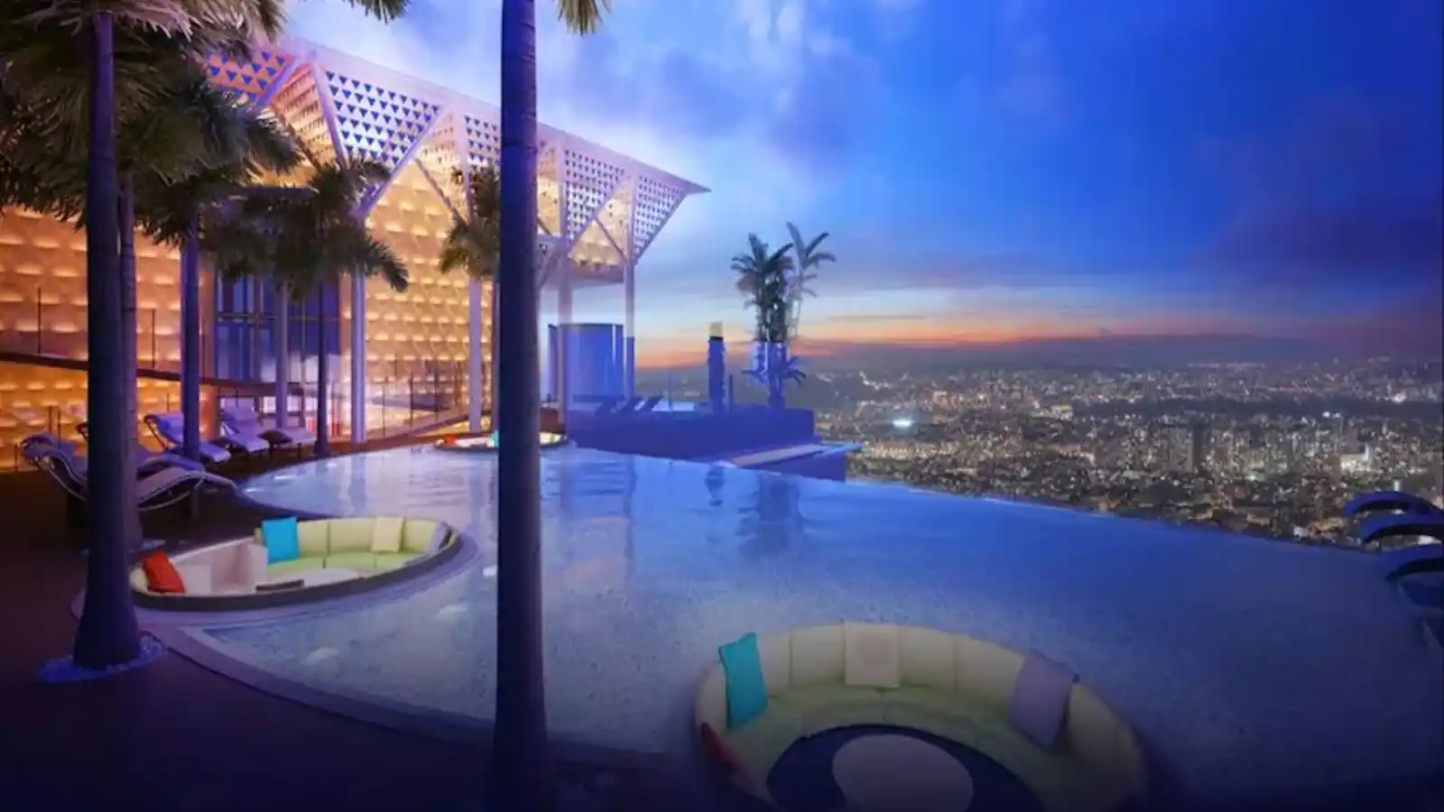 CNTC The Presidential Tower Apartments-In-Rajajinagar-Bangalore-Terrace-Infinity-Pool